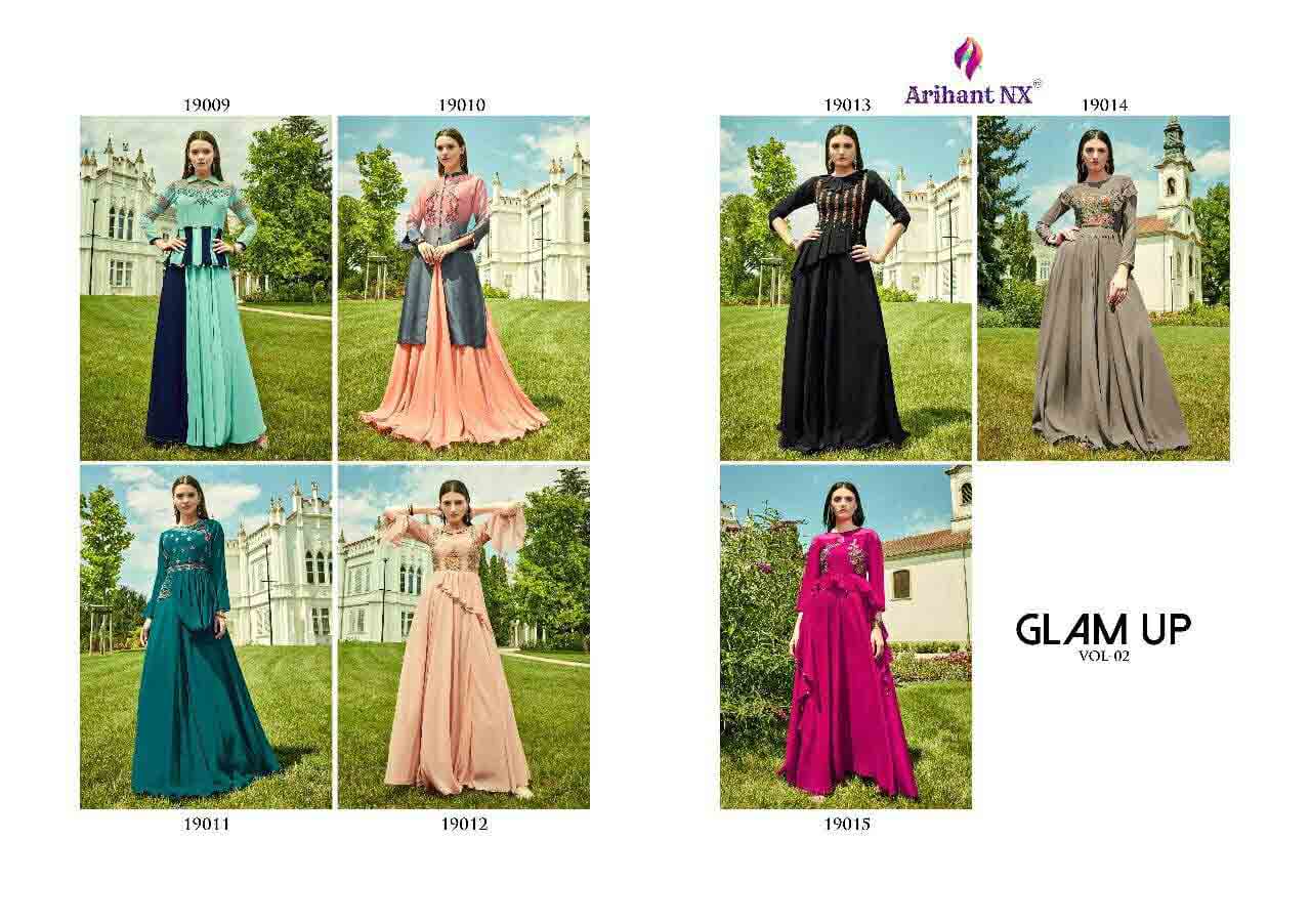 Glam Up Vol-2 Arihant Nx Georgette Gown Glam Up Vol-2 Arihant Nx Georgette Gown